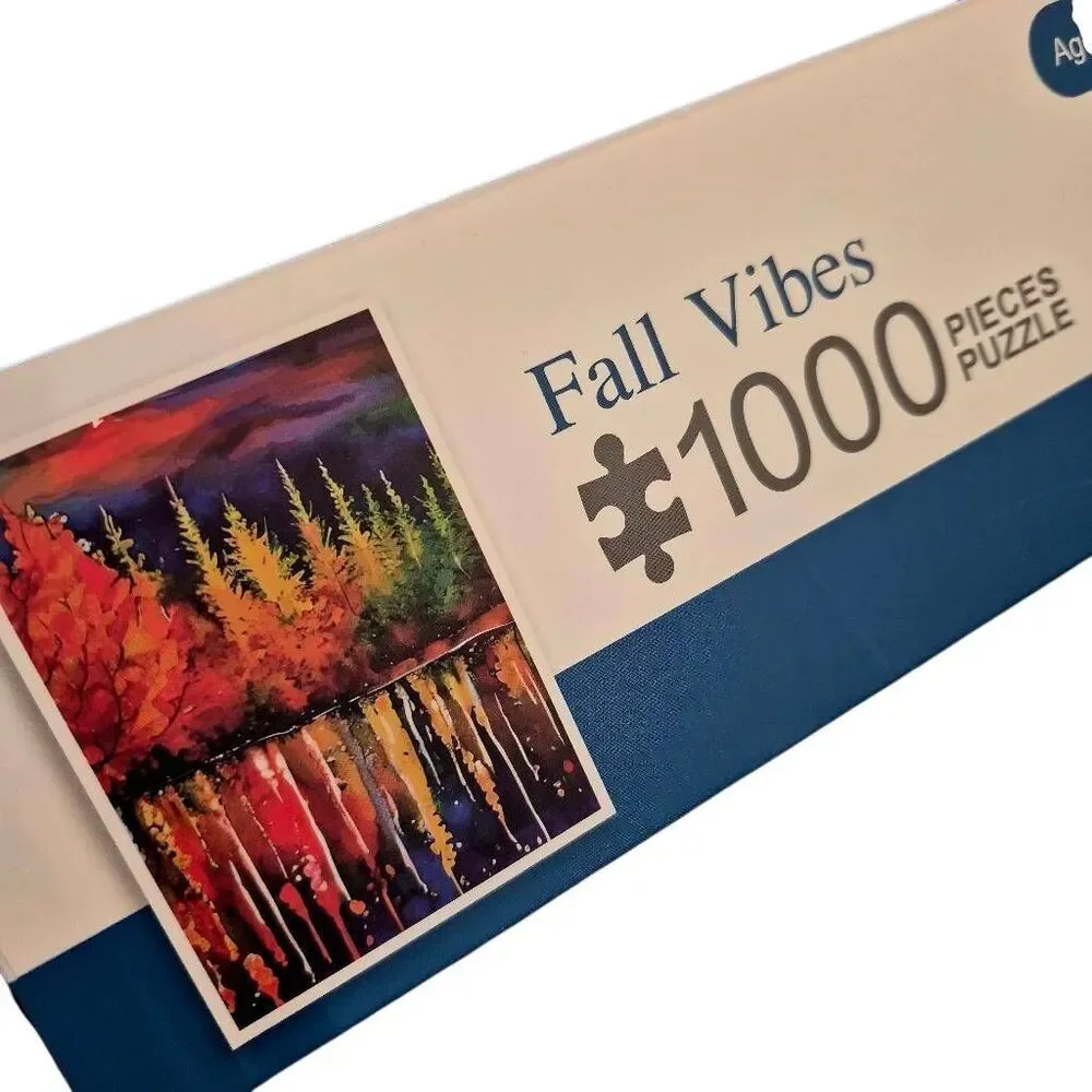 hNCL Fall Vibes 1000 pc Jigsaw Puzzle NEW